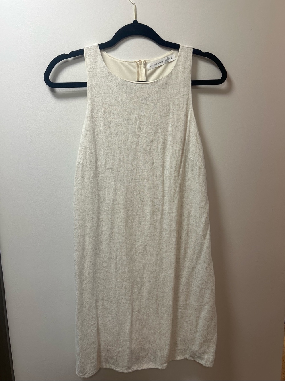 White Sleeveless Altard State Dress